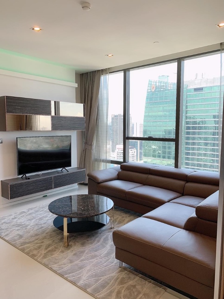 For Sale 1 bedroom The Bangkok Sathorn Luxury Condo High floor Near BTS Surasak Fully furnished Ready to move in