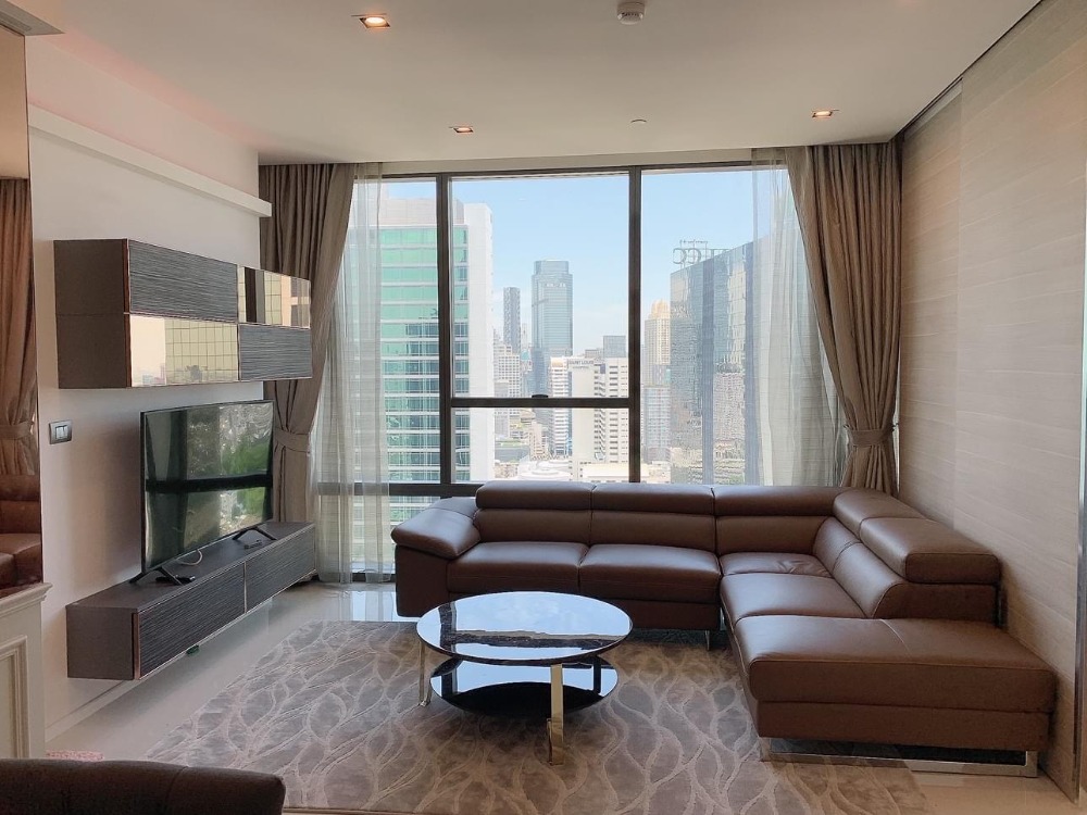 For Sale 1 bedroom The Bangkok Sathorn Luxury Condo High floor Near BTS Surasak Fully furnished Ready to move in